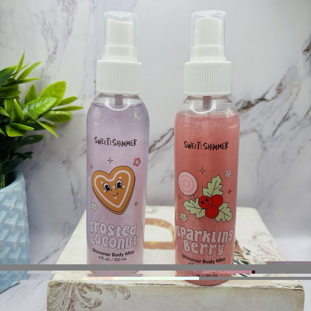 Sweet & Shimmer by Ulta Shimmer Body Mist Lot 2 Frosted Coconut Sparkling Berry
